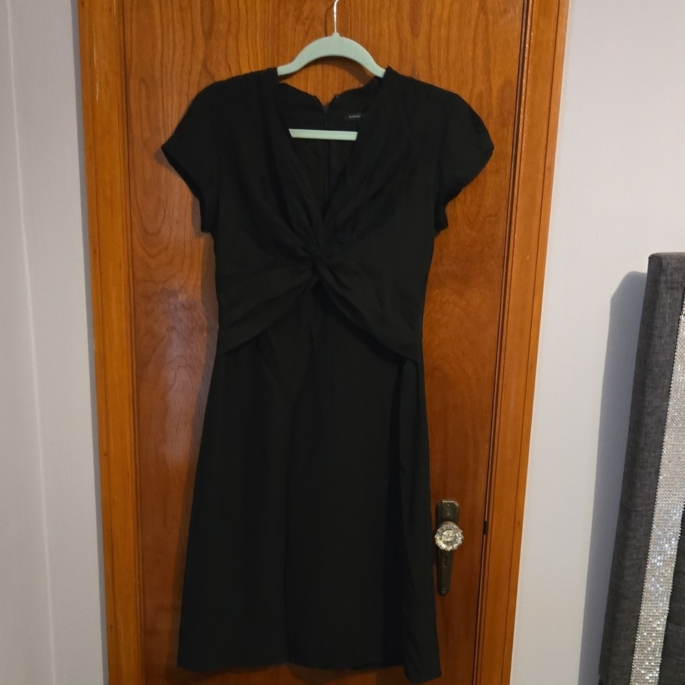 Banana Republic Elegant Black Midi Dress